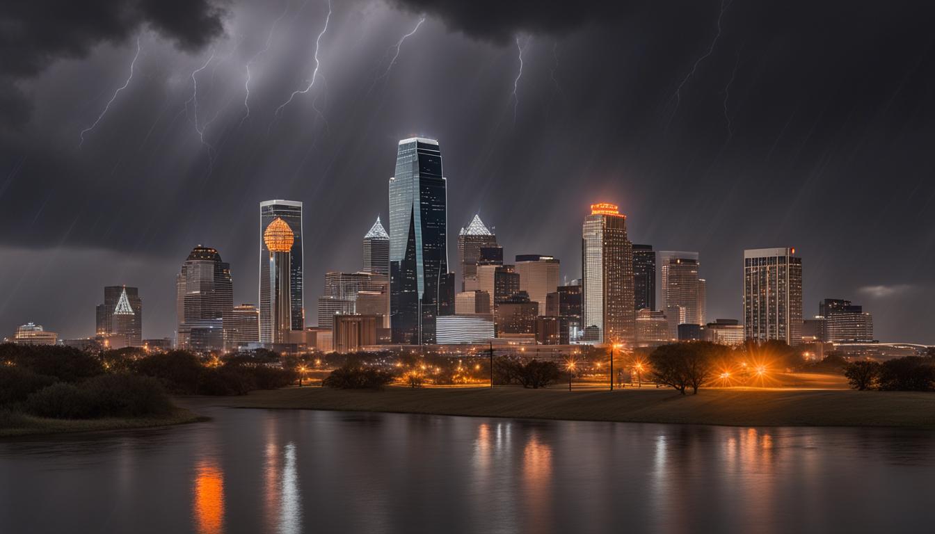 Severe storms in Dallas leave half a million homes without power and ...